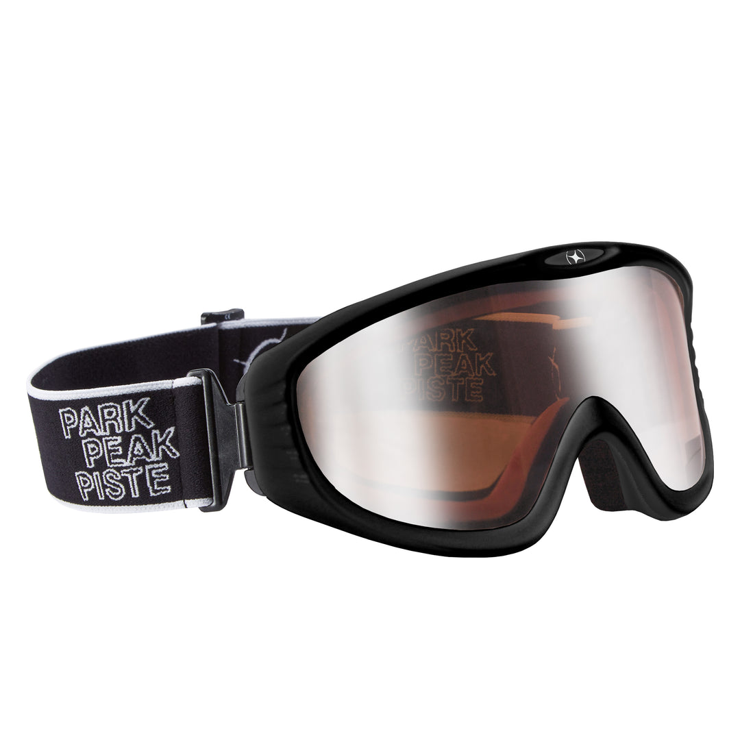 VULCAN GOGGLES BLACK GLOSS / SILVER MIRROR LENS