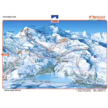 Microfibre Piste Map