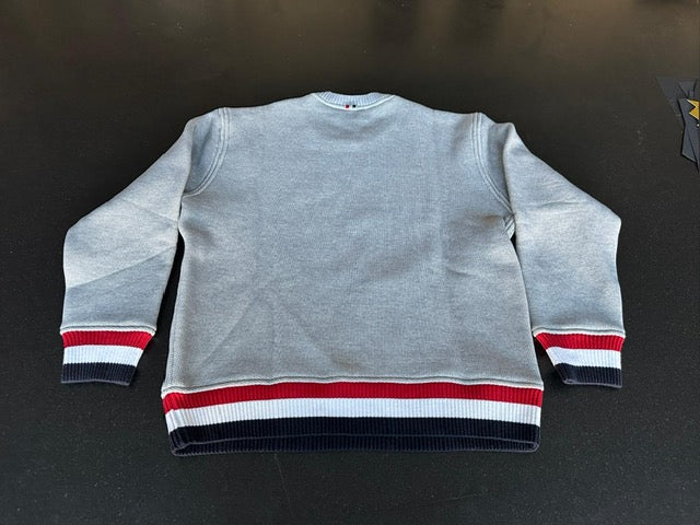 THOM BROWNE HEAVY KNIT SWEATSHIRT XL