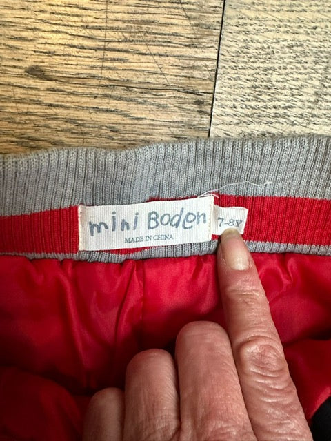 KID'S MINI BODEN TROUSERS 7/8YRS