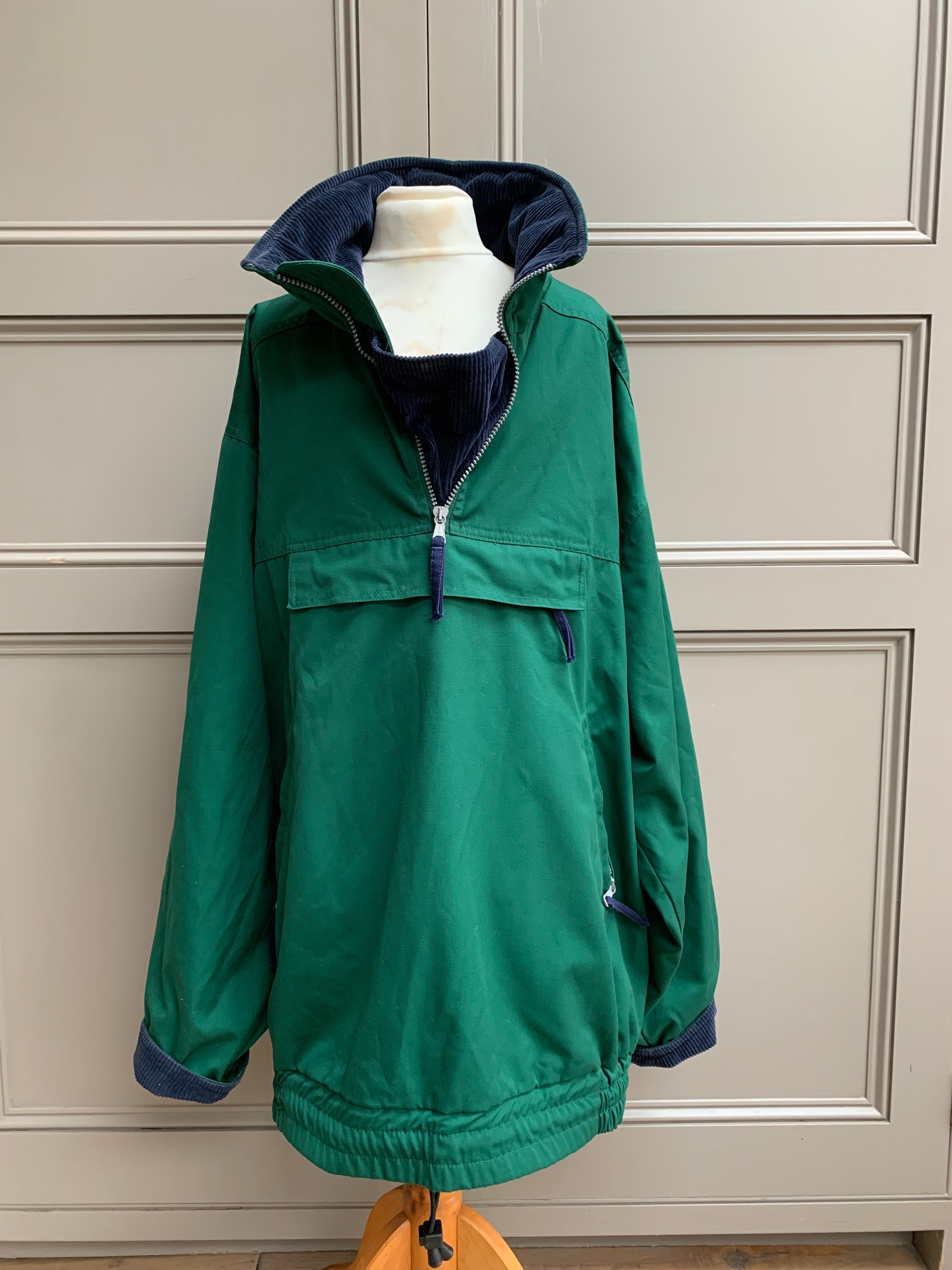 Off white anorak jacket on sale green