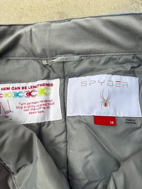 KIDS SPYDER TROUSERS 14YRS