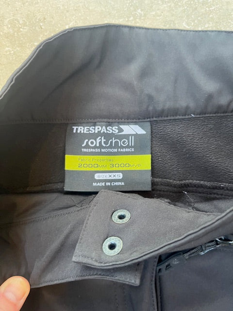 WOMEN'S TRESPASS SOFT SHELL TROUSERS XXS