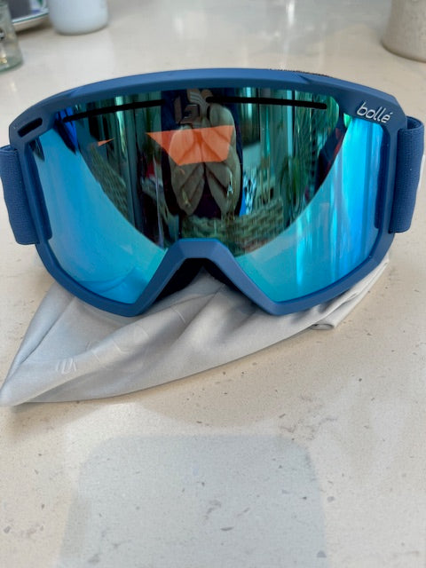 BOLLE UNISEX MADDOX SKI GOGGLES YALE BLUE MATTE M/L
