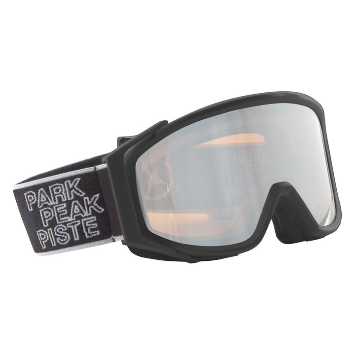 SPIRIT GOGGLES MIRROR BLACK MATT / SILVER LENS