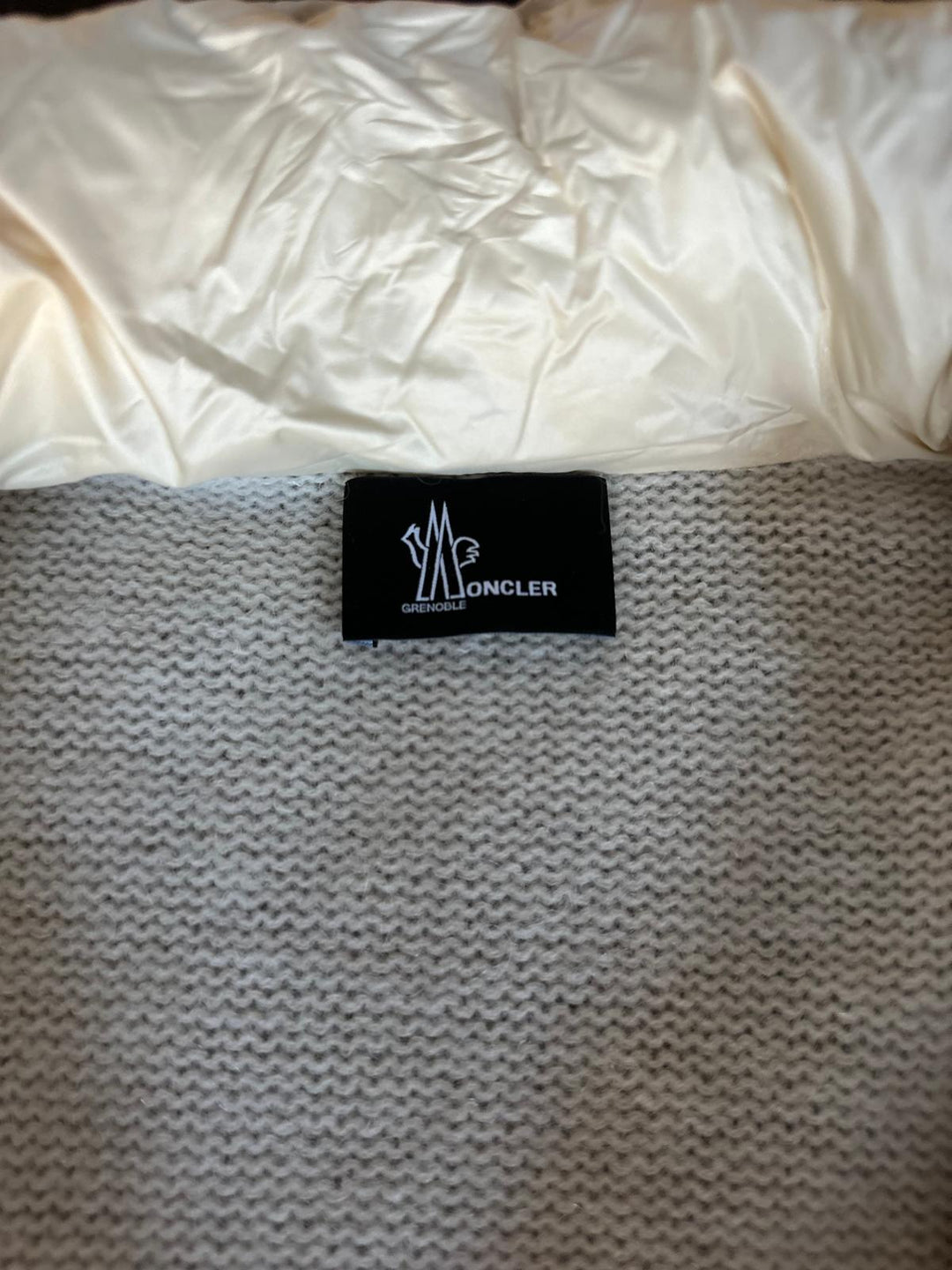 MONCLER GRENOBLE CASHMERE AND DOWN JACKET/JUMPER SMALL