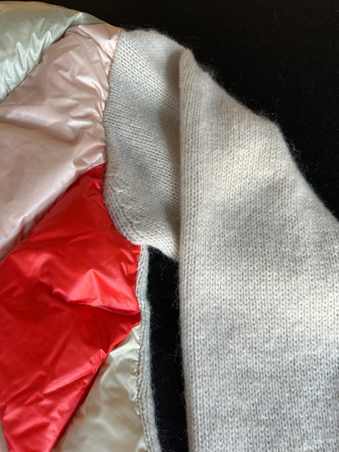 MONCLER GRENOBLE CASHMERE AND DOWN JACKET/JUMPER SMALL