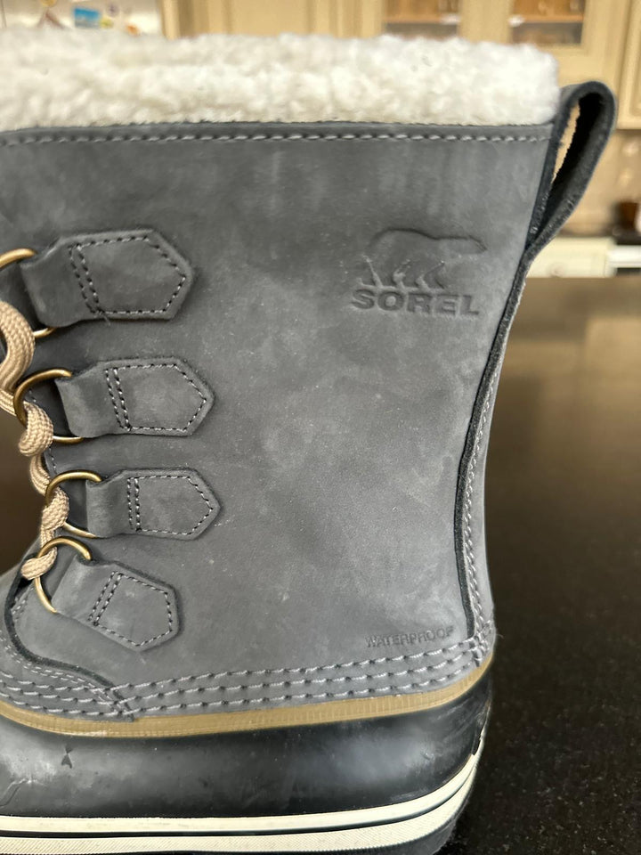 SORREL LEATHER SNOW BOOTS UK 4